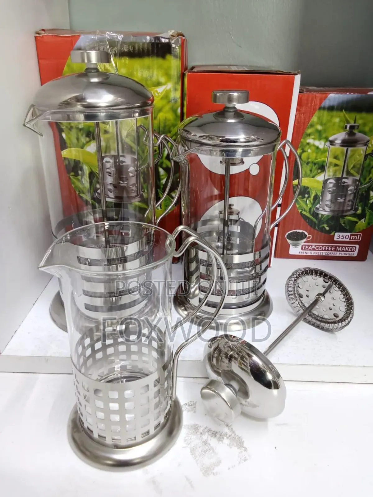 Stainless Steel Coffee Press Steel 600ml