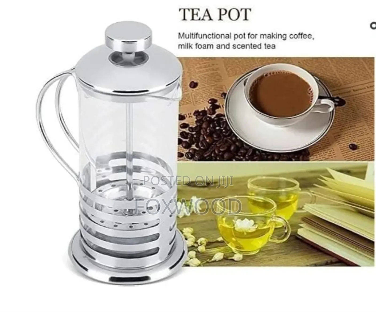 Stainless Steel Coffee Press Steel 600ml