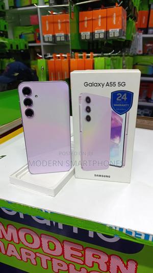 New Samsung Galaxy A55 128 GB Purple - thumbnail 2