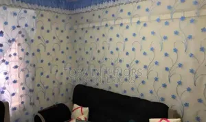 Made to Measure Flowered Wall Decor and Window Sheers