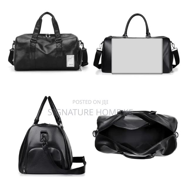 Leather Gym Bag - main view