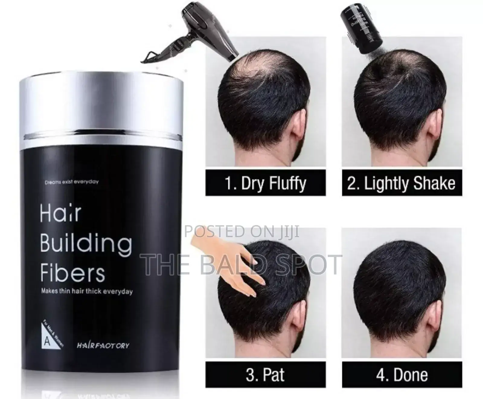 Toppik Hair Building Fibers 22g- Black and Dark Brown
