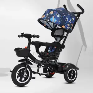 Tricycle Tricycle With Canopy Blue and Red