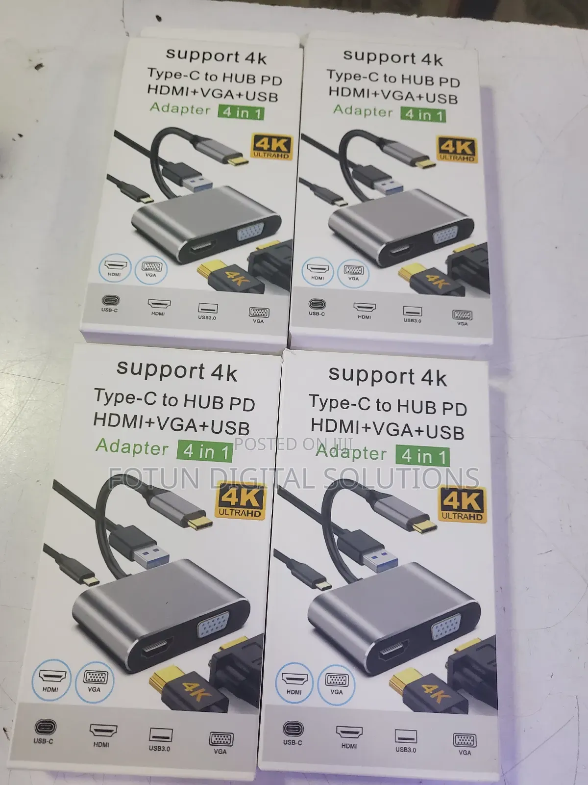  Support Type-C to HDMI +Vga+Usb +Usb C