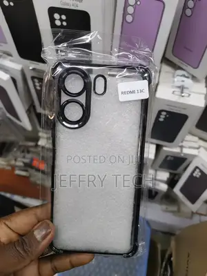 Premium Acrylic Transparent Back Cover for Redmi 13C 5G