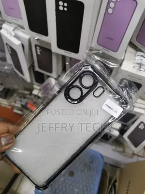 Premium Acrylic Transparent Back Cover for Redmi 13C 5G