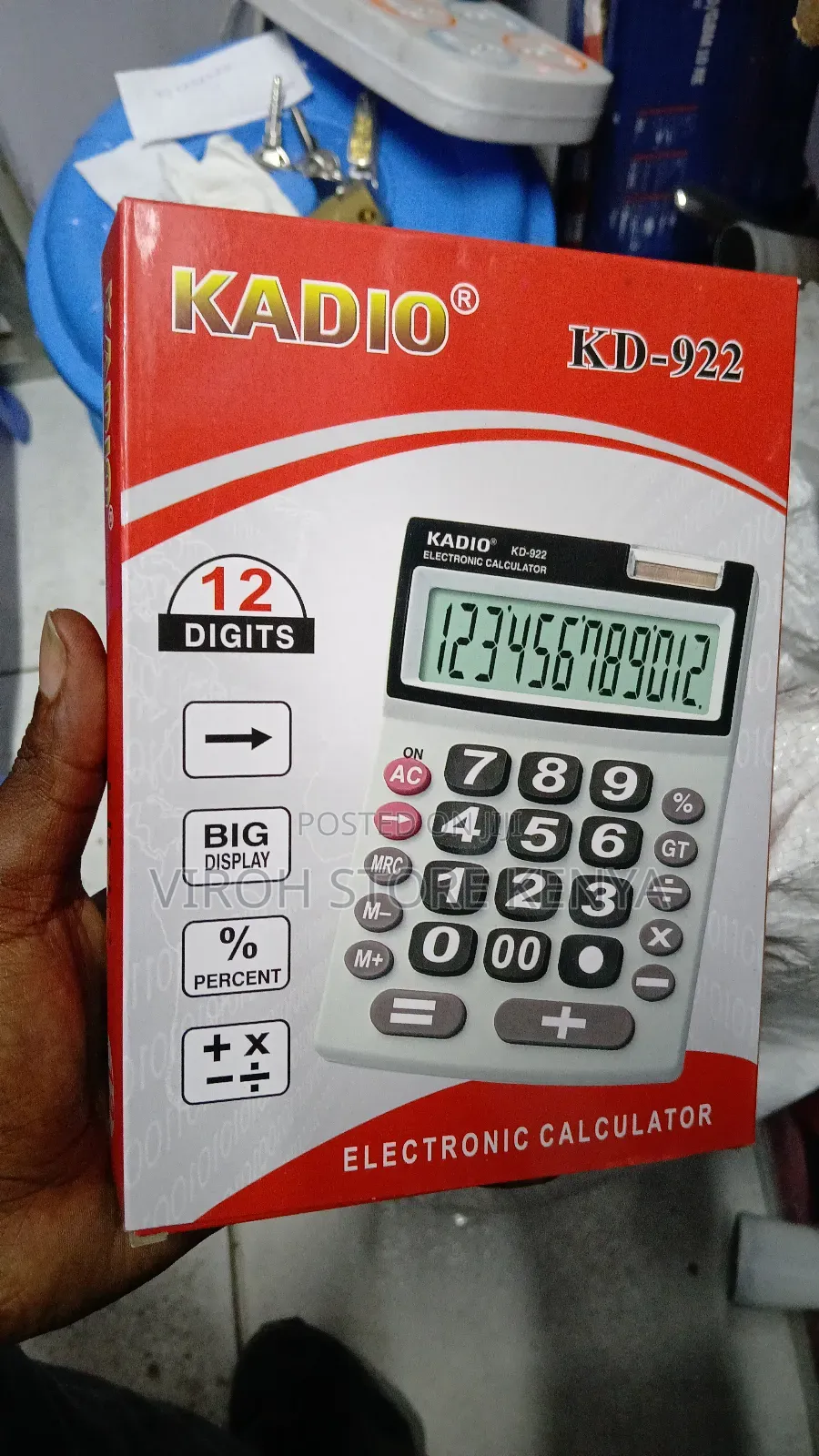 Desk Top Calculator KD-922 Kadio Calculator