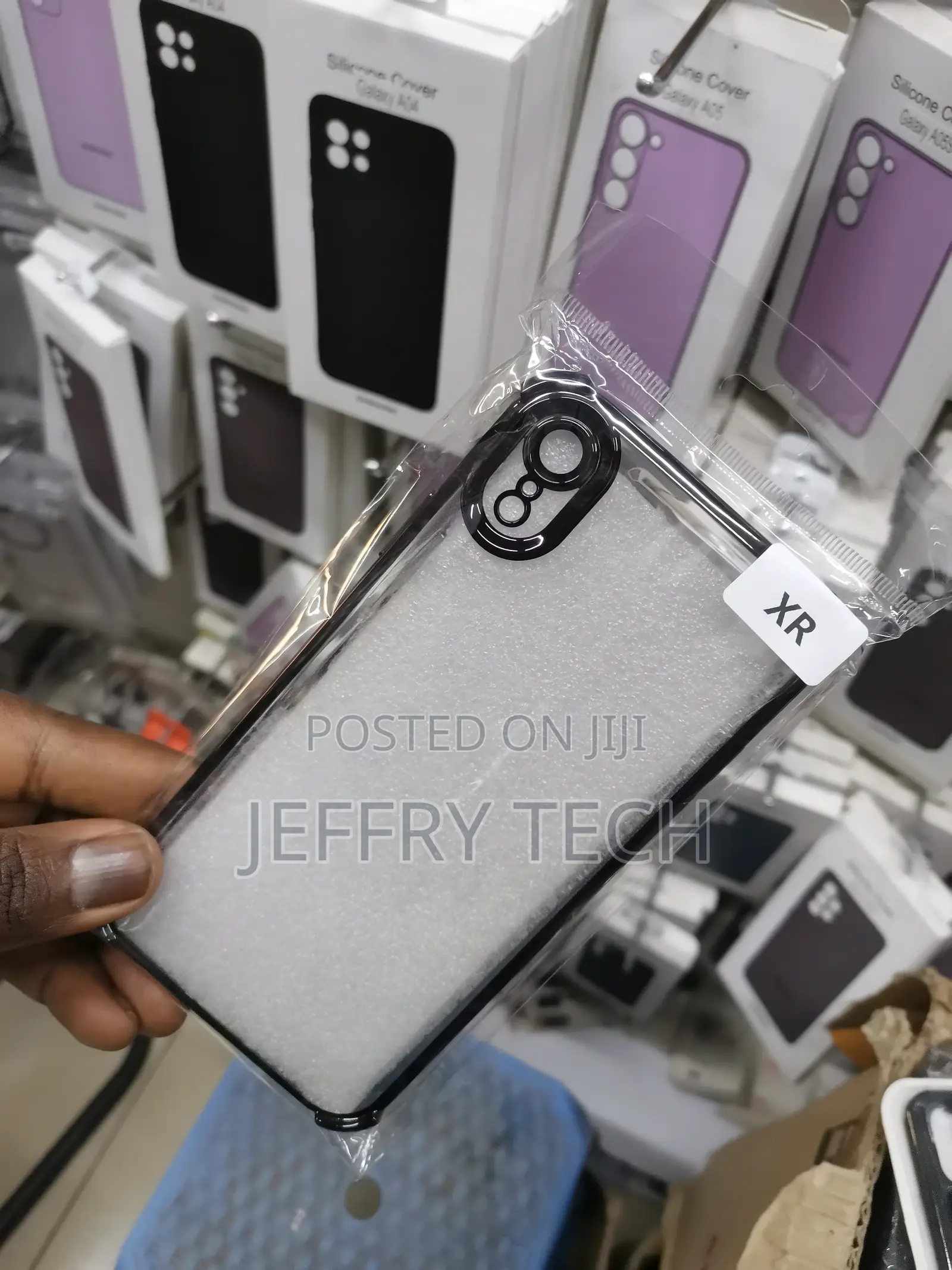 Soft Framed Case With Clear Back Cover for Apple iPhone XR