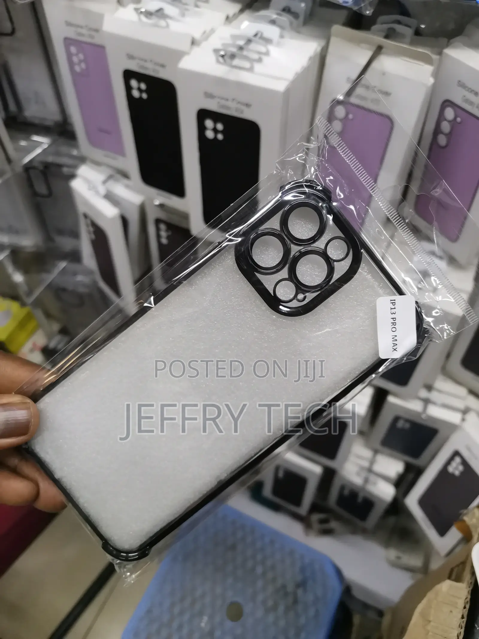 Transparent Back With Plated Edges Case iPhone 13 Pro Max