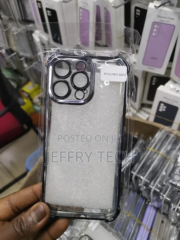 iPhone 16 Pro Max Case Black Frame Metallic - main view