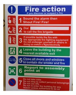 Fire Action Plan,Fire Action Plan,Fire Action Plan