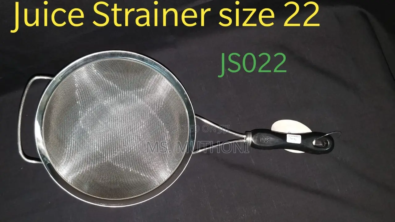 JS022 Steel Juice Strainer