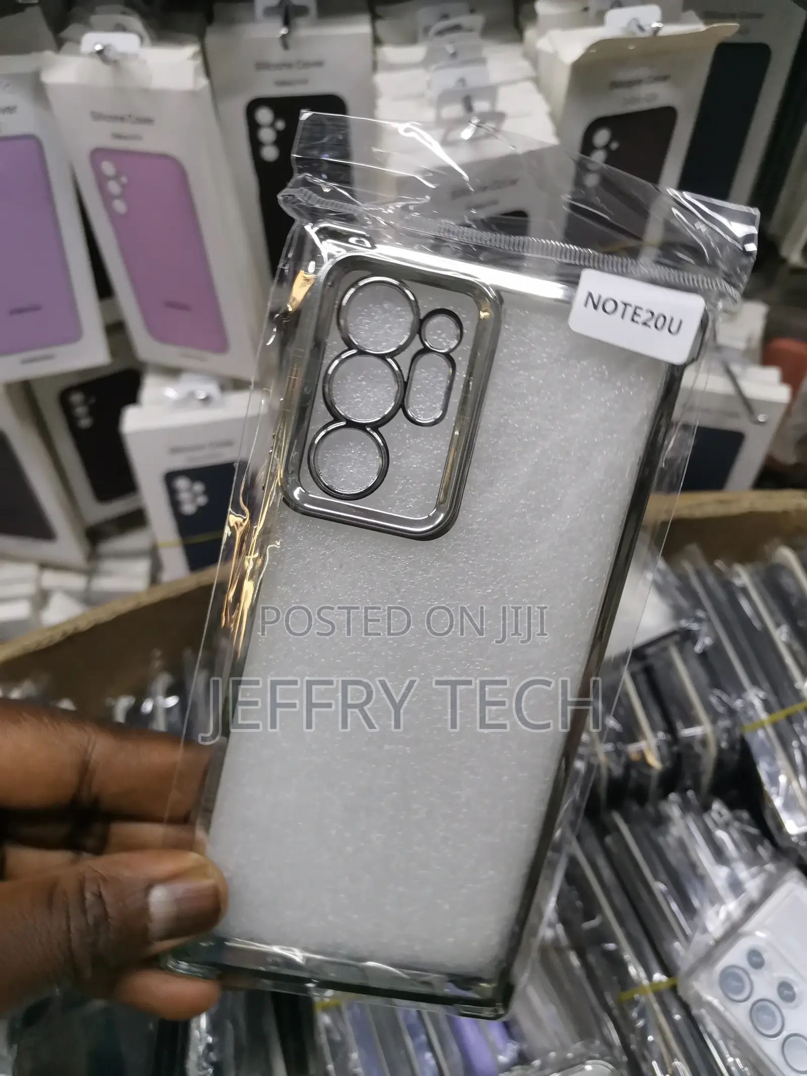 Electroplating Soft Silicone Samsung Note 20 Ultra 5G Case C