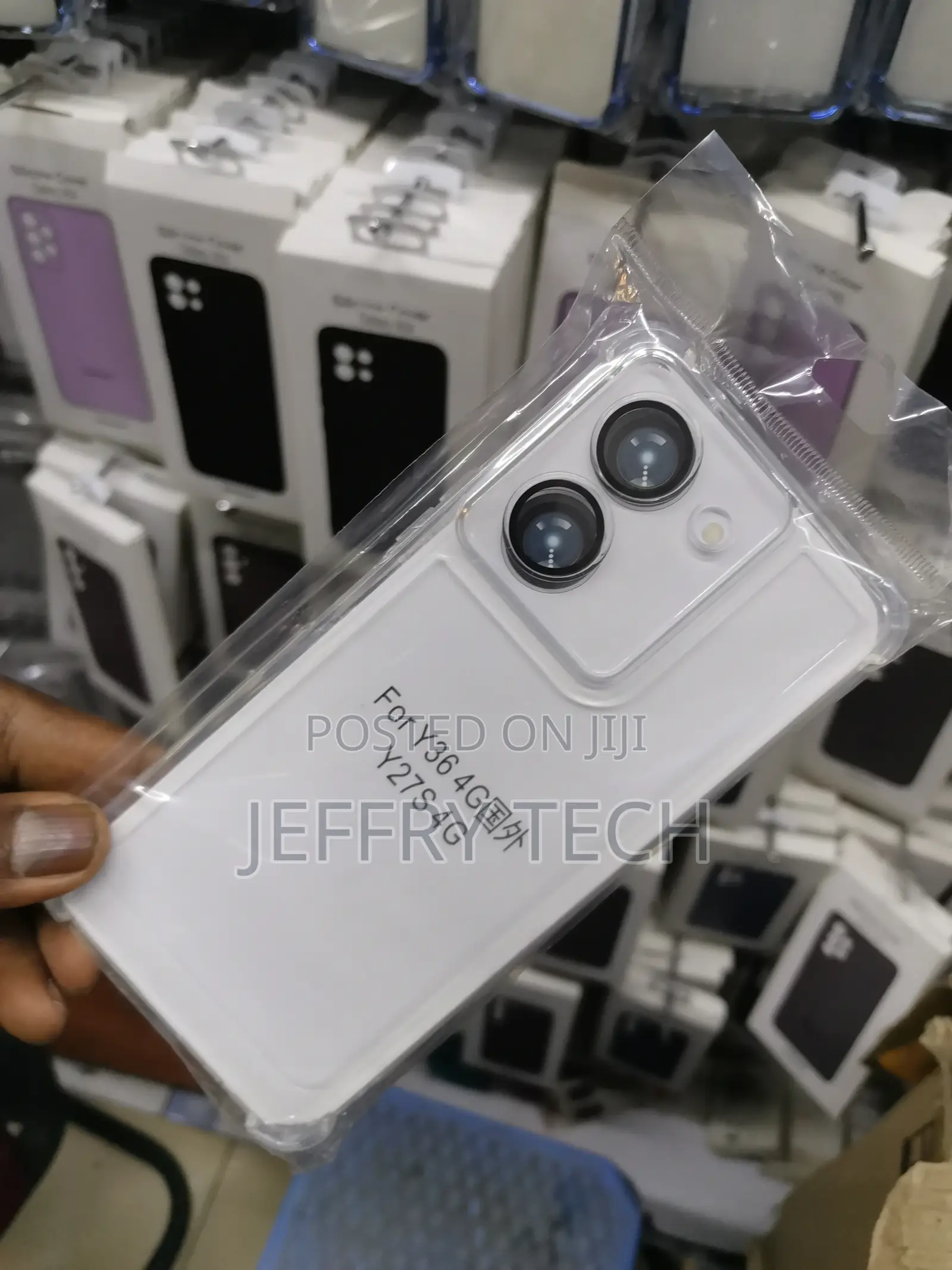 Vivo Y78 V29 Y36 Y27 Shockproof Clear Soft Phone Case