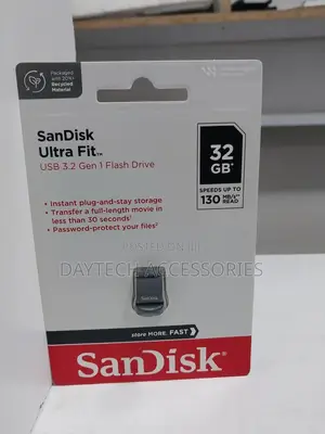 Sandisk 32gb Ultra Fittm Usb 3.1 Flash Drive 32gb