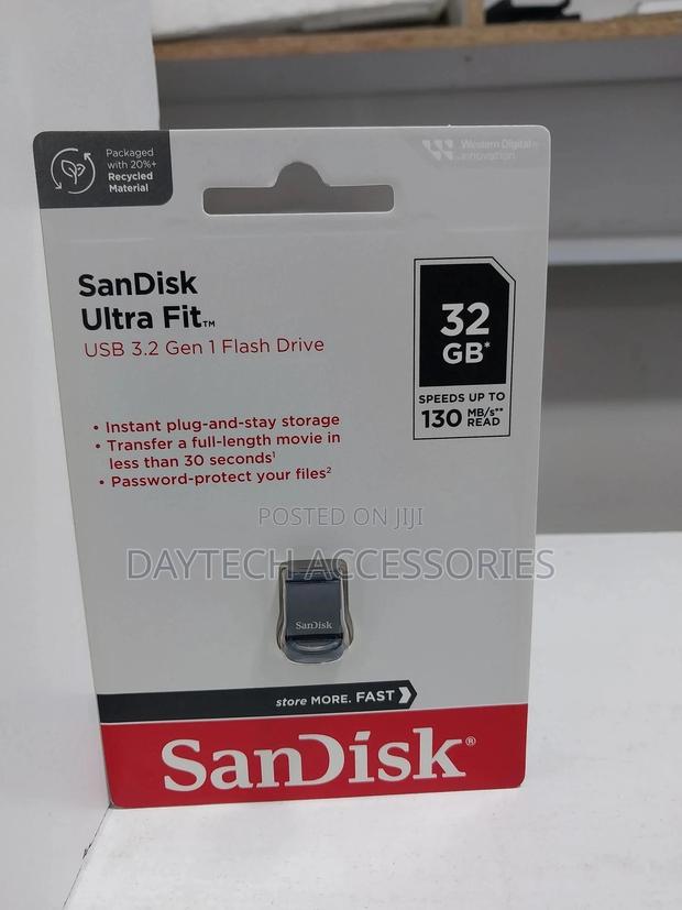 Sandisk 32gb Ultra Fittm Usb 3.1 Flash Drive 32gb - thumbnail 2