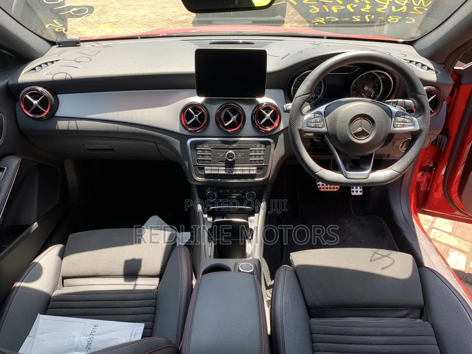 Mercedes-Benz CLA-Class CLA 250 4MATIC Sedan 2017 Red