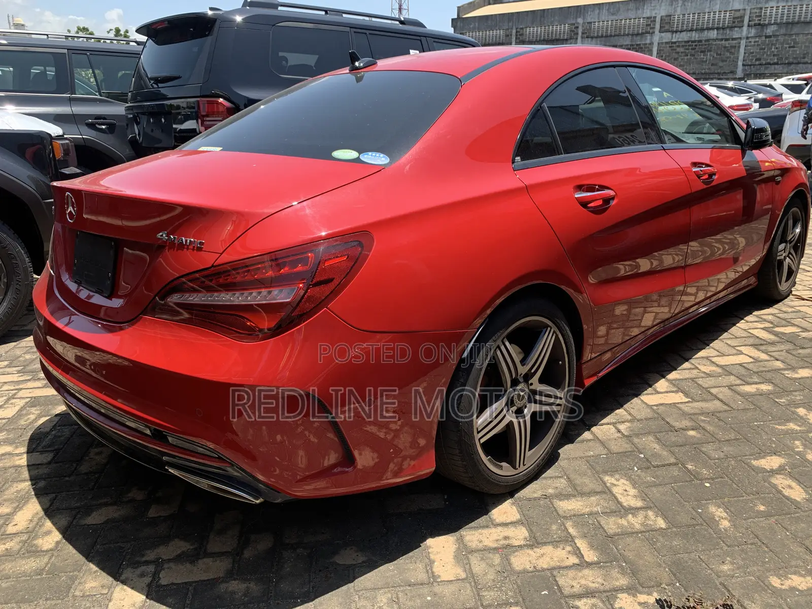 Mercedes-Benz CLA-Class CLA 250 4MATIC Sedan 2017 Red