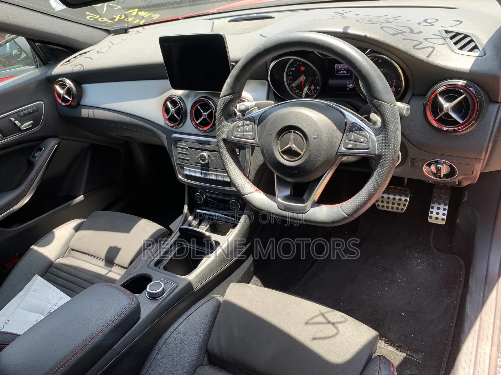 Mercedes-Benz CLA-Class CLA 250 4MATIC Sedan 2017 Red