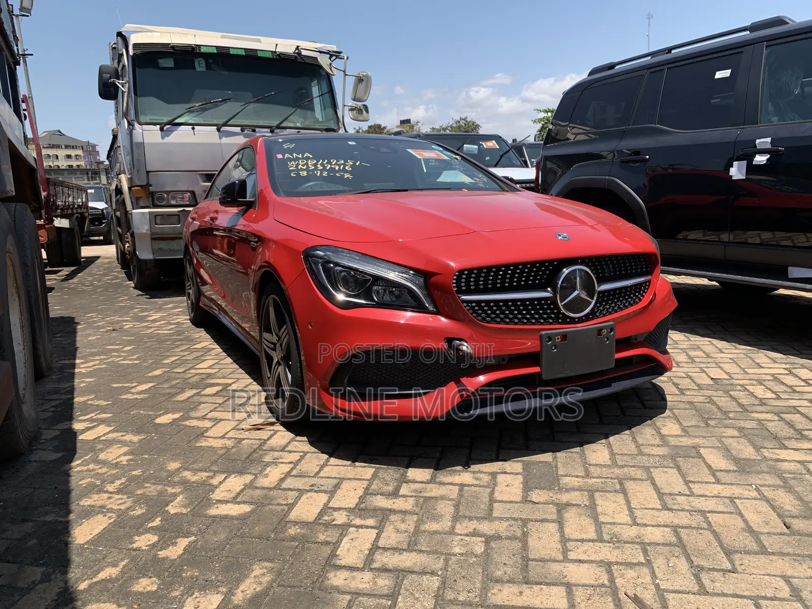 Mercedes-Benz CLA-Class CLA 250 4MATIC Sedan 2017 Red