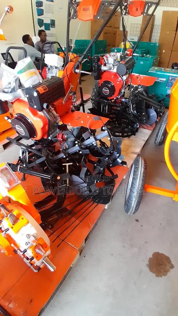 16HP Italian Power Tiller/ Walking Tractor Diesel Powered - thumbnail 2