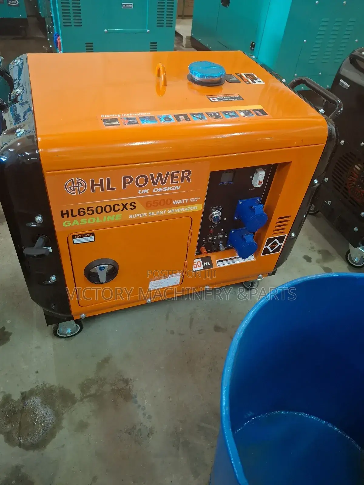 Hl 6.5kva Generator Super Silent Gasoline