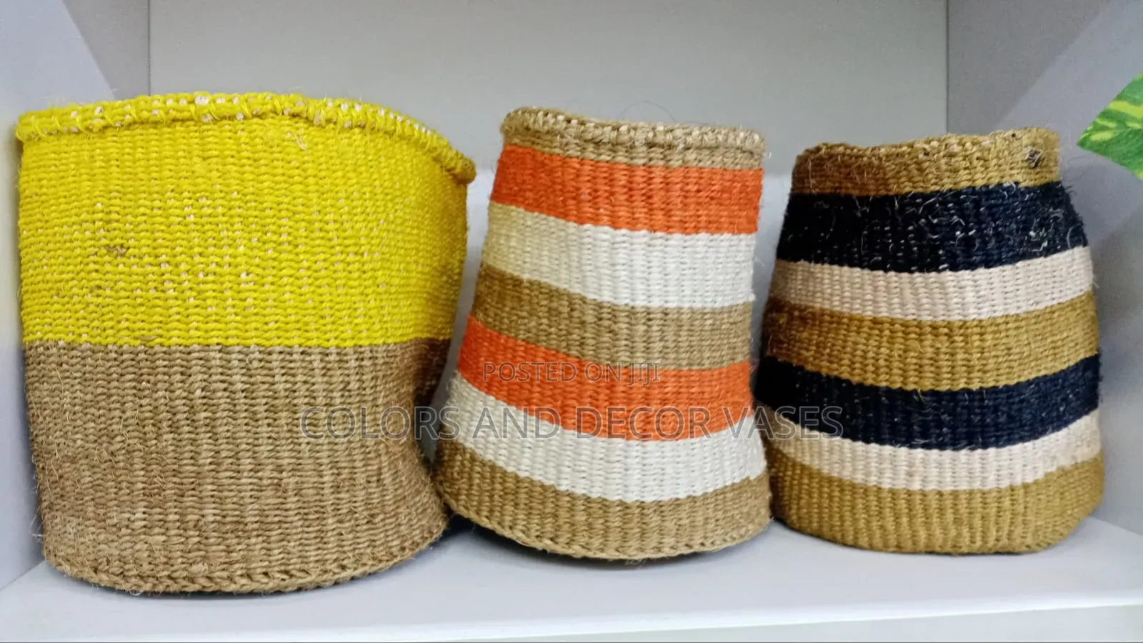 Yellow, Orange and Brown Baskets