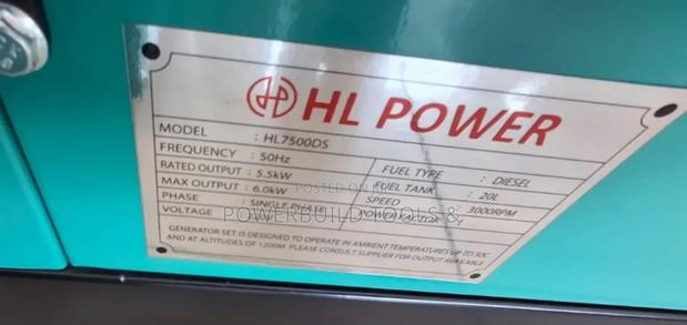 7.5KVA Silent Diesel Generator HL Brand - thumbnail 2