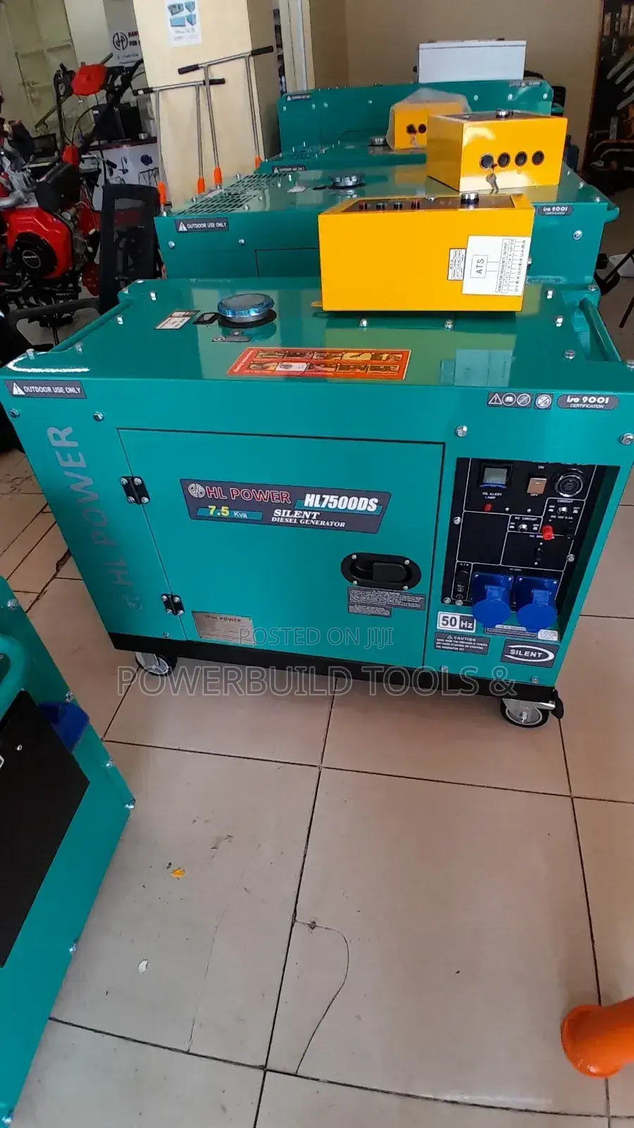 HL Power Aircooled 7.5kva Diesel Generator