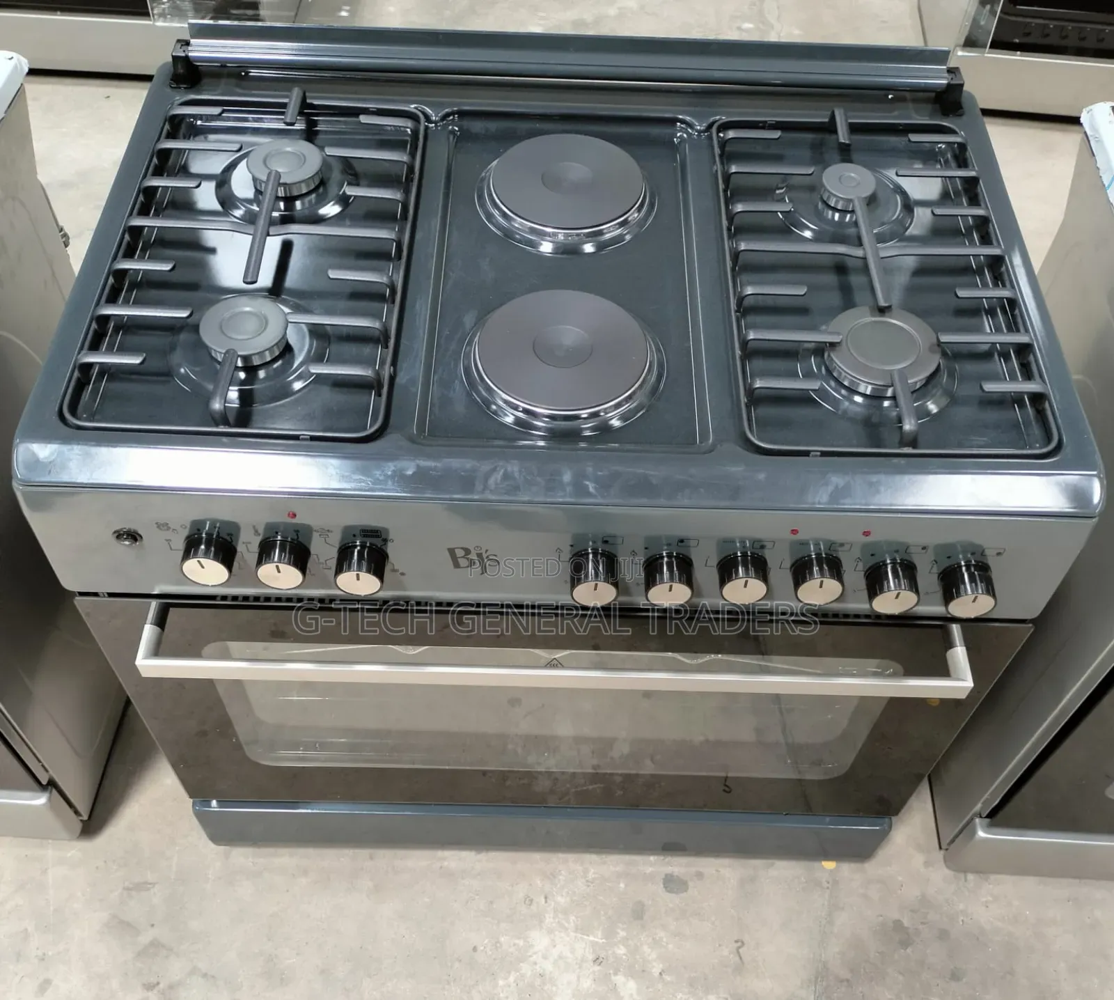 BJS 60x90 4+2 Hot Plate Gas Cooker, W/ Turbo Fan, Oven 90l