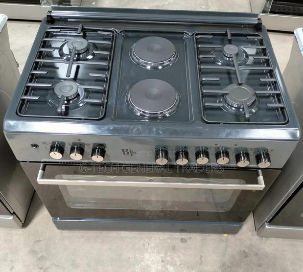 BJS 60x90 4+2 Hot Plate Gas Cooker, W/ Turbo Fan, Oven 90l