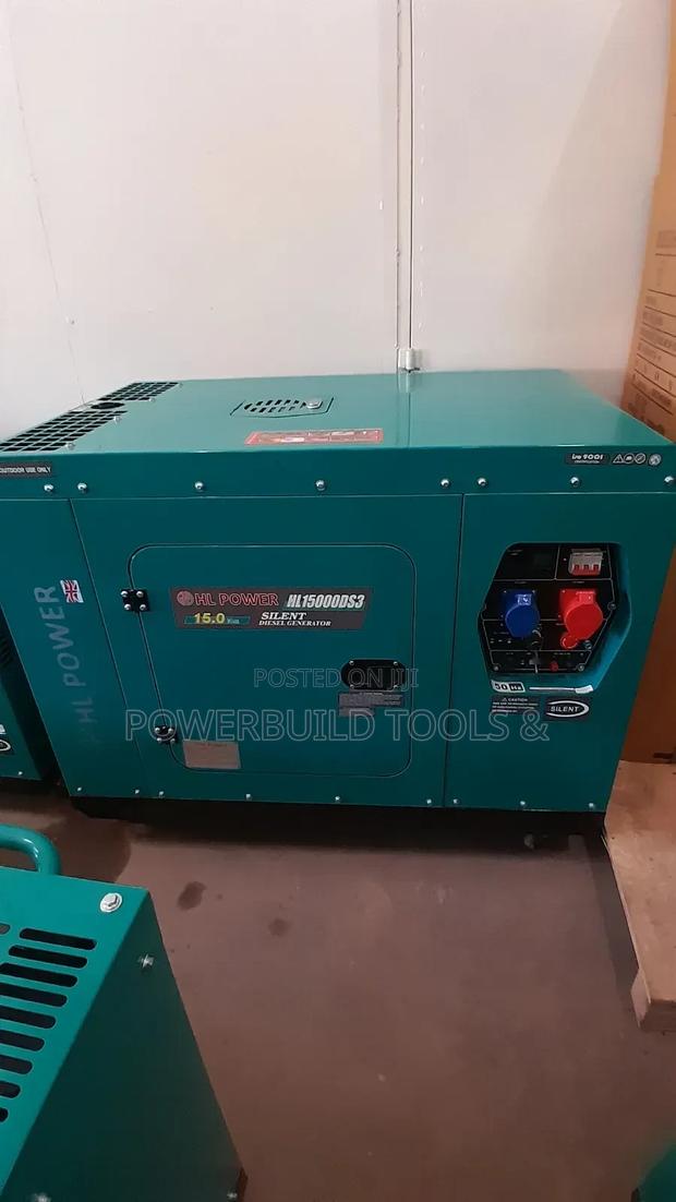 15KVA Silent Diesel Generator Dual Phase(HL Power) - thumbnail 2