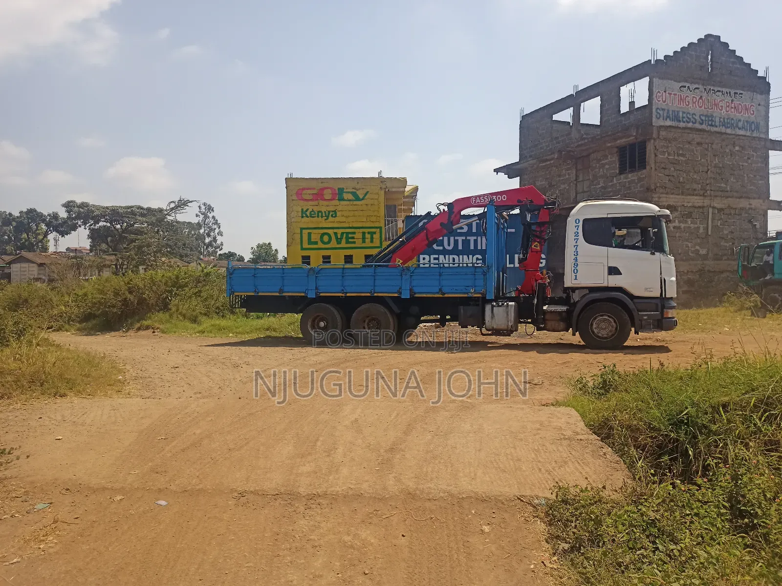 Hiab Crane Truck for Hire (Self Loading Lifting Truck)