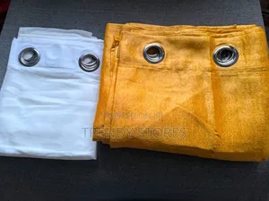 3 PC Mustard Curtains