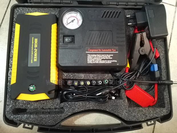 Portable Car Jump Starter Kit and Air Compressor