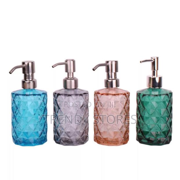Diamond Glass Shape Liquid Soap Bottle - main view
