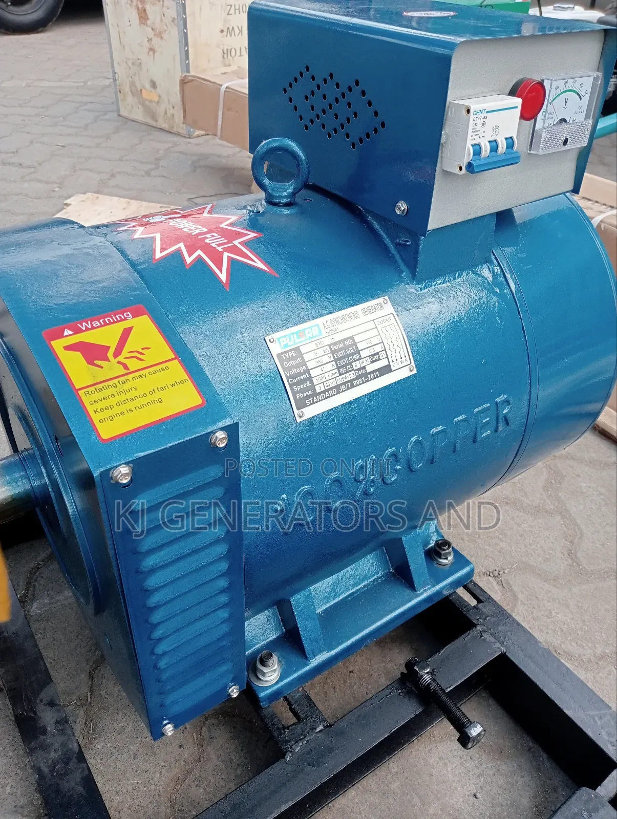 Alternator 25kw Pulsar Restocked