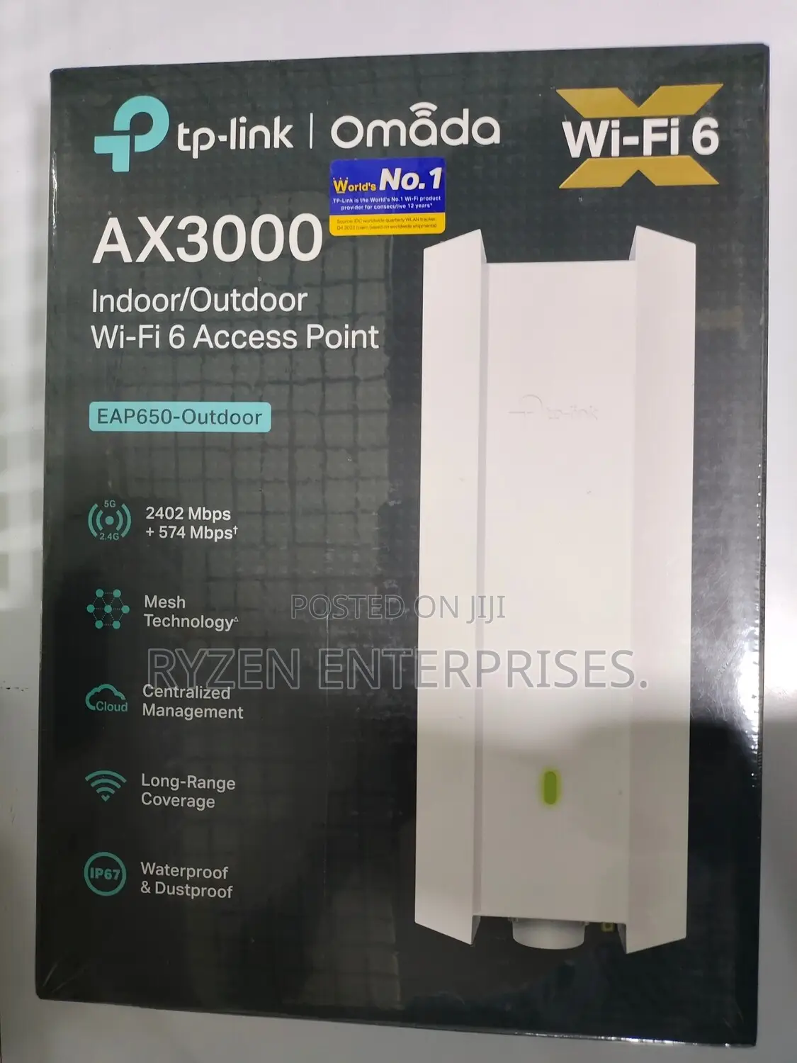 Tp-Link Ax3000 Indoor/Outdoor Wifi 6 - Tl-Eap650/ Eap650