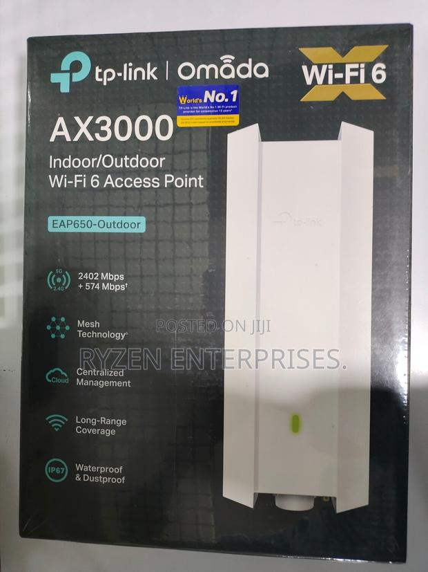 Tp-link Ax3000 Indoor/Outdoor Wifi 6 - Tl-eap650/ Eap650 - main view