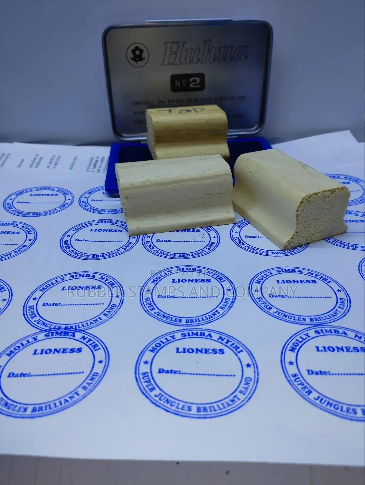 Customized Wooden Rubber Stamps
