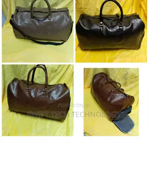 Travel Bag / Travelling Bags Shiny Leather
