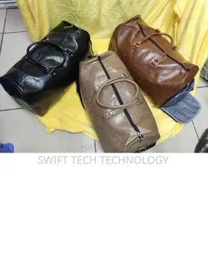 Travel Bag / Travelling Bags Shiny Leather