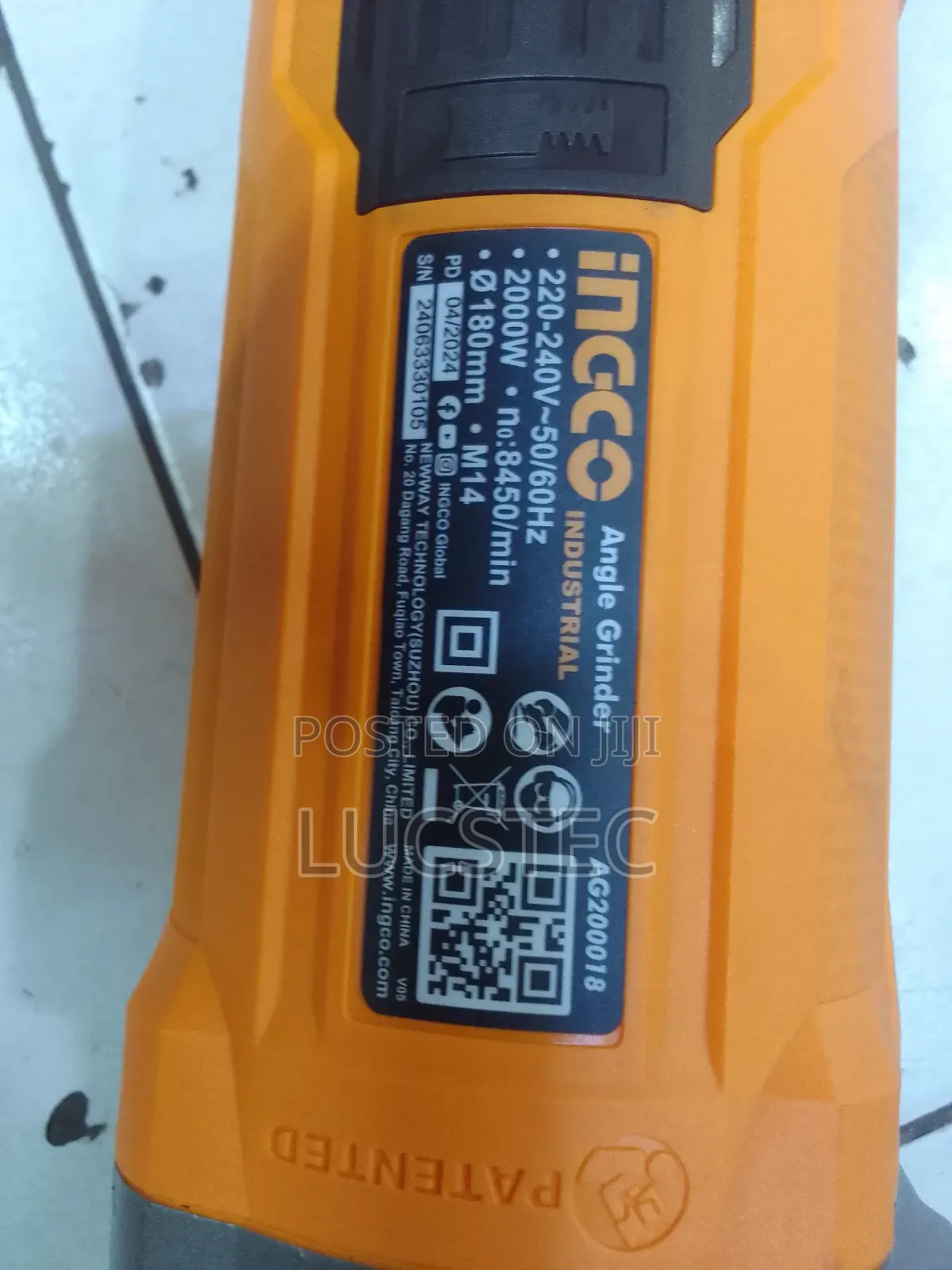 Ingco AG200018 Angle Grinder 2000W
