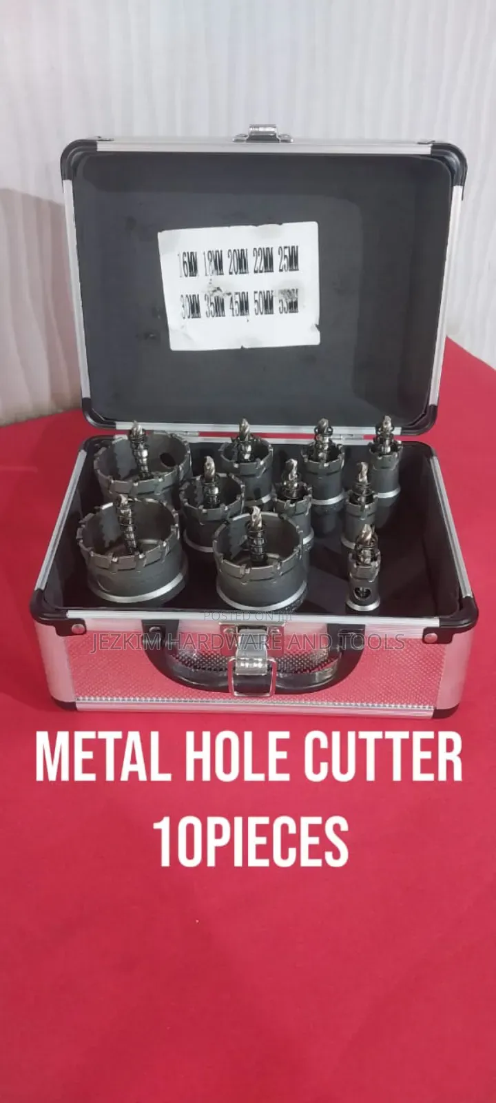 Metal Hole Saw Set 10pcs