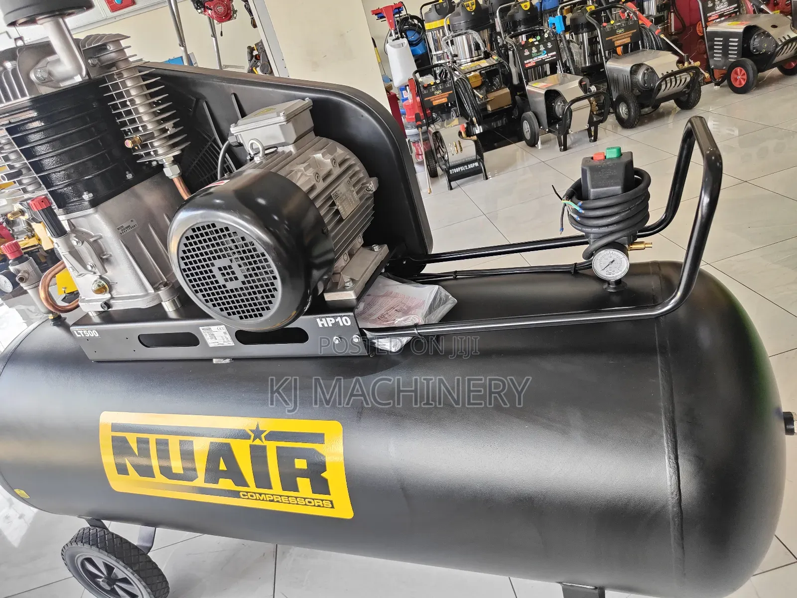 NUAIR 500l Three Phase Air Compressor Italian Technology