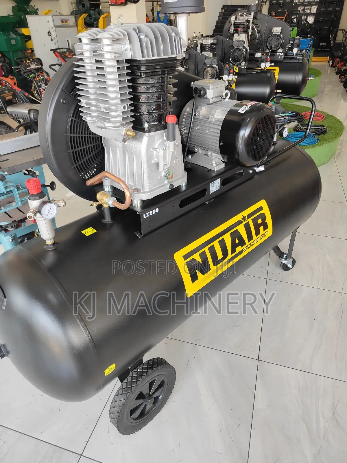 NUAIR 500l Three Phase Air Compressor Italian Technology
