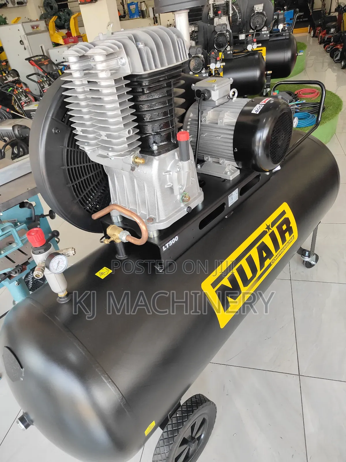 NUAIR 500l Three Phase Air Compressor Italian Technology