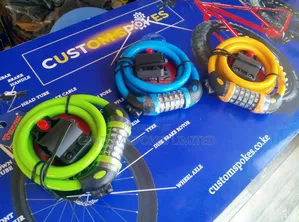 5 Digit Colored Bicycle Cable Lock