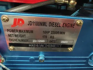 Diesel Walking Tractor 16hp Key-Start With Accessories