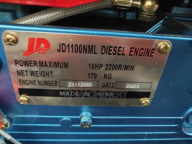 Diesel Walking Tractor 16hp Key-Start With Accessories - thumbnail 2